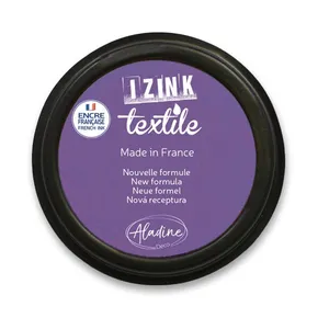 Pečiatkovací vankúšik Izink Textile fialová